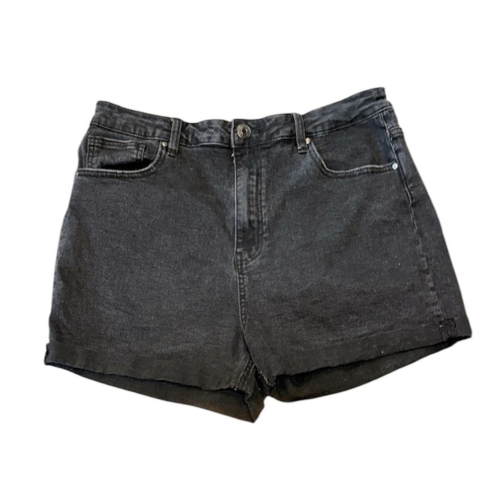 Refuge denim Black MOM Women's Shorts size 11